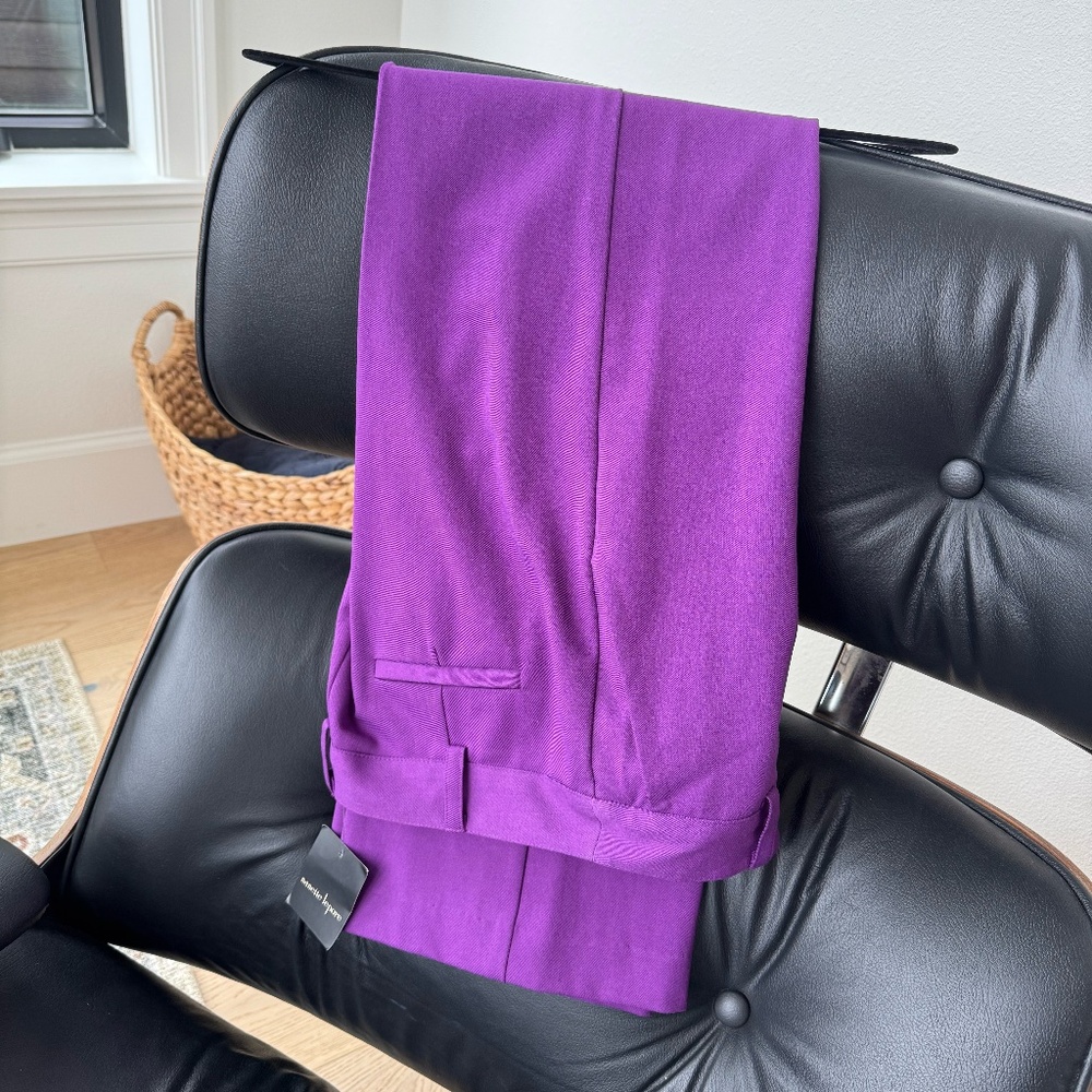 NWT! Nanette Lepore Canoodle Pant, size 10, violet